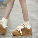 Women's Shoes Disruptive Aesthetics Series: Double Tongue Winter Warm Cotton Shoes, Short Boots, Snow Boots, Unisex Style_vogvips.com