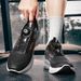 Men's Shoes Rotating Button Mesh Sports Shoes Soft Soled Shock-absorbing Casual Running Shoes Teenagers' Outdoor Trendy Shoes_vogvips.com