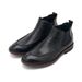 European Warm Series Trendy Korean Style Versatile Short Autumn Winter New Pointed Toe Martin High Top Slip-On Boots For Men_vogvips.com