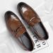Euro Step Loafers 2025 Early Autumn New British Fashion Slip-On Business Casual Lazy Leather Shoes Men_vogvips.com