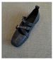 Sheepskin Version Fashionable Design Bowknot Shoes For Women Square Toe Versatile Cross Strap Low Thick Heel Single Shoes Trendy_vogvips.com