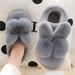 Women's Slippers Winter 2023 New Style Indoor Home Cute Plush Non-Slip Warm Maternity Cotton Shoes_vogvips.com