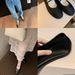 Soft-faced Round Head, Light Mouth Single Shoes, Thin Word With Flat Bottom Mary Jane Women's Shoes_vogvips.com