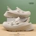 Men's Summer Clogs Breathable Wear-Resistant EVA Non-Slip Height Increasing Sandals Walking On Clouds Feel Outdoor Beach Shoes_vogvips.com