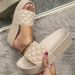 2025 French Small Fragrant Style Ribbed Sponge Cake Thick Soled Women's Sandals Summer Beach Slippers_vogvips.com
