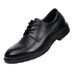 Leather Men, Genuine Leather, British Style Business Dress, Autumn Casual, Black Groom, Wedding Shoes For Men_vogvips.com