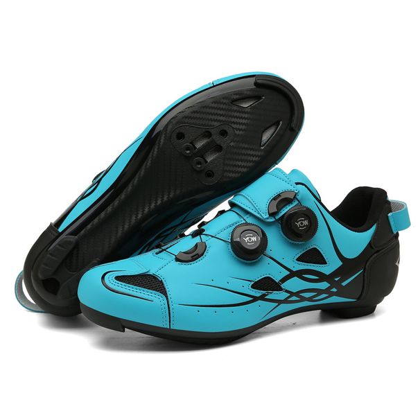 New Locking Cycling Shoes Men's And Women's Road Mountain Bike Hard-soled Power Cycling Sneakers_vogvips.com