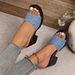 In-stock Wholesale 2025 Summer European And American Style Open-toe Women's Sandals, Fashionable Wedge Heel Leopard_vogvips.com