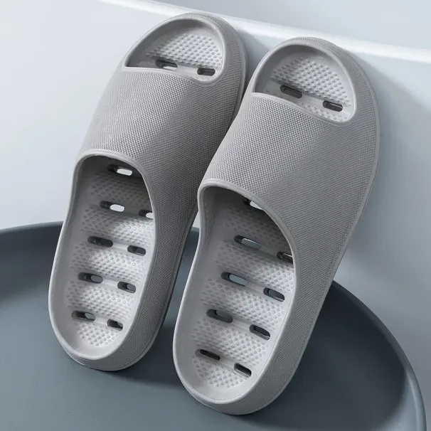 Men's Bathroom Bathing New Summer Indoor Home Eva Anti-Slip Anti-Odor Couple Shower Leakage Quick-Drying Slippers_vogvips.com