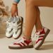 Women Trend New Fashion Lightweight Casual Outdoor Walking Sports Shoes Comfortable Anti-slip Flat Sneakers_vogvips.com