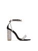 P92023 New Style Rhinestone Thick High-heeled Buckle Strap Outdoor Fashion Sexy High-heeled Sandals Heels_vogvips.com