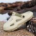 Men’s Shoes Summer New Style Shit Stepping Sandals Lightweight Large Size Soft Soled Hole Shoes Outdoor Beach Shoes Men's Shoes_vogvips.com