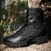 Outdoor High-top Boots Men Thick-soled Shock-absorbing Anti-slip Combat Boots Men Soft Durable Casual Hiking Shoes Men_vogvips.com