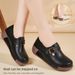 Genuine Spring And Autumn New Thick-soled Leather Sho, Versatile, Fashionable, Casual, Trendy, Lightweight Women's_vogvips.com