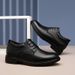 High End Brand Office Business Dress Shoes Men's Inner Height Shoes Thick Soled Simple Black Men's Genuine Leather Casual Shoes_vogvips.com
