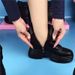 Genuine Leather Thick-Soled Martin For Women 2025 New Autumn Winter Fleece-Lined Cotton Slimming Versatile Petite_vogvips.com