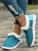 Cozy 2025 Collection Plus Size Woolen Casual Shoes Women - Round Headed Winter Boots Ideal For Foreign Markets_vogvips.com