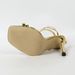 High Heel Sandals Women High Heels Women S Metallic Stone Cross Ankle Strap Square Stiletto Sandals Fashion Party Gold Heels_vogvips.com