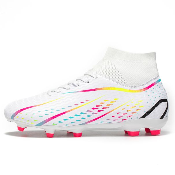High-top Football Shoes Male And Female Adult Students Long Nails Broken Nails Grass Game Training Shoes_vogvips.com