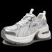 Cameido Women's Versatile Height - Increasing Casual Sports Shoes With Mesh - Paneled Thick Soles, Inspired By Dad - Shoe Style_vogvips.com