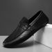 New Summer Slip On Flat Genuine Leather Men' Loafer Fahion Caual Man Light Antikid Driving Shoe Handmade_vogvips.com