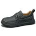 Slip-On Men's Spring New Single Top Layer Cowhide Lightweight Soft Sole Casual Genuine Leather Versatile Lazy Shoes_vogvips.com
