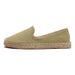 Fisherman's Women's Flat Bottomed Spring/summer Fashion Solid Color Simple One Foot Casual Canvas Woven Grass Shoes_vogvips.com