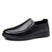 TerraStride Men' Caual Genuine Leather Wear-reitant Sole Soft Surface Slip-on Cowhide Practical Middle-aged And Elderly Dad_vogvips.com