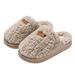 Women's Cotton Slippers For Autumn And Winter, New Style For Home Use, Indoor Non-slip, Warm, Thick-soled, Plush Cotton Slippers, Wholesale For Winter_vogvips.com