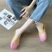 Summer New Crystal Closed-toe Sandals Women, Flat-soled Indoor Non-slip Sandals, Hollow Jelly Shoes For Outdoor Wear_vogvips.com