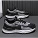 Men's Breathable Mesh Casual Sneakers With Thick Sole For Comfort And Style, Lightweight And Supportive For Daily Wear_vogvips.com