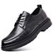 Leather Formal Wear 2026 Spring/summer New Business British Style Soft Soled Breathable Hollow Men's Casual Shoes_vogvips.com