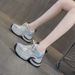 Small Thick-soled Inner Height Increase Mesh Breathable Dad Shoes Women's Sports And Leisure Women's Shoes_vogvips.com