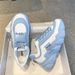 Korean Thick-Soled Dad 2026 Spring Color-Block Round Toe Lace-Up Sneakers College Style Versatile Platform Casual Shoes_vogvips.com