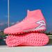New broken spike football shoes for men high top adult plus size youth training spike sneakers_vogvips.com