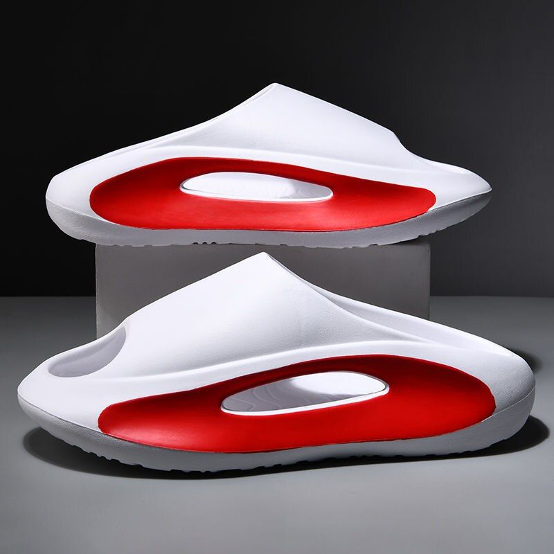 New Summer Sports Women's For Men's Thick Sole Platform Slippers EVA Simple And Versatile Casual Beach Shoes_vogvips.com