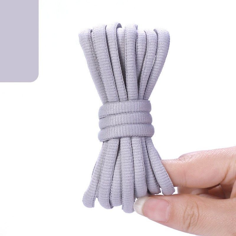 Shoe Accessories bold semi circular shoelaces, color black and white semi circular sports shoelaces,basketball shoelaces_vogvips.com