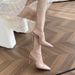 Nude High-heeled Shoes With Thin Heels, 2026 Hot Style, Fashionable Comfortable, Sexy And Elegant, Patent Leather,_vogvips.com
