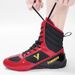 Boxing Shoes Wrestling Shoes Soft Fitness Comfortable Non Slip Training Competition Shoes Indoor Training Shoes High Top Shoes_vogvips.com
