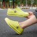 Crocodile Leather Men's Summer Soft Bottom Hollow Waterproof Closed-toe Couple Beach Shoes_vogvips.com