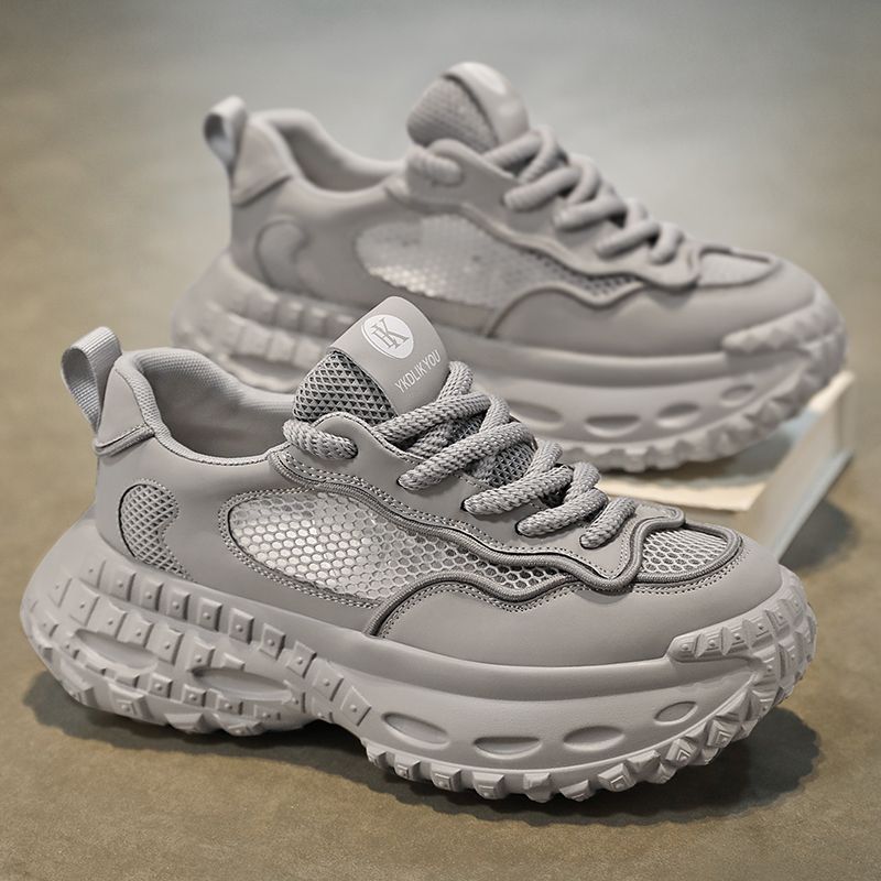 Langhua Shoe Industry Y06 Transparent Mesh Men's Shoes 39-44 P46_vogvips.com