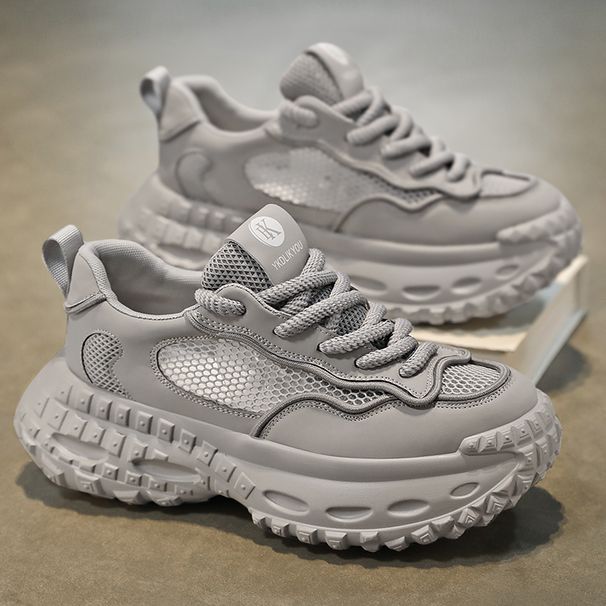 Langhua Shoe Industry Y06 Transparent Mesh Men's Shoes 39-44 P46_vogvips.com