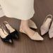 French-style Gentle Evening Shoes Are Versatile And Not Tiring To The Feet. They Are Flip-flops For Women To Pair With Skirts And Mules In Summer_vogvips.com