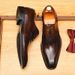 Business Suit Genuine Leather Pointed Toe British Oxford Shoes, Handcrafted Polished European Style Men's Shoes_vogvips.com