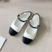 Early Spring New Color-Blocked Flat Mary Jane Shoes With A Single Strap, 2026 High-End Version, Small New-Style_vogvips.com