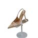 2025 New Peep Sandals For Women Champagne Color Stiletto Pointed Toe French Style Elegant One Strap High Heels Stunning_vogvips.com