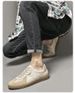 Little White Shoes Men's Board Shoes Cowhide Surface Comfortable And Breathable Low-top German Training Shoes Sports_vogvips.com