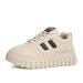 Spring White Women's New Korean Edition Ins Female Students' Casual Thick Soled Sports Versatile Board Shoes Yb9015_vogvips.com