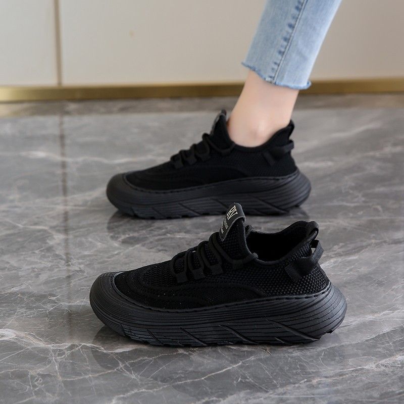 Cross-border Excrement Sense Explosion Coconut Shoes Women Spring And Autumn Show Feet Small Breathable Soft Soles Sneakers_vogvips.com