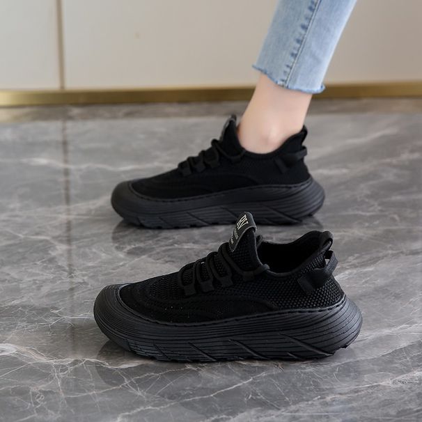 Cross-border Excrement Sense Explosion Coconut Shoes Women Spring And Autumn Show Feet Small Breathable Soft Soles Sneakers_vogvips.com